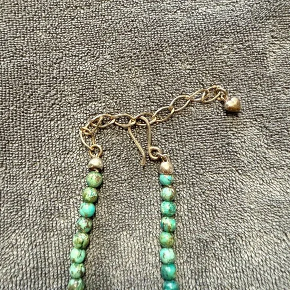 Jay King Turquoise & Silver Vintage Statement Necklace - Picture 2 of 2